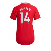 Manchester United Christian Eriksen #14 Fotballklær Hjemmedrakt Dame 2022-23 Kortermet